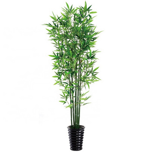 HX Artificial Plants Bamboo Poles Natural Trunks Potted Tree Internal Decoration