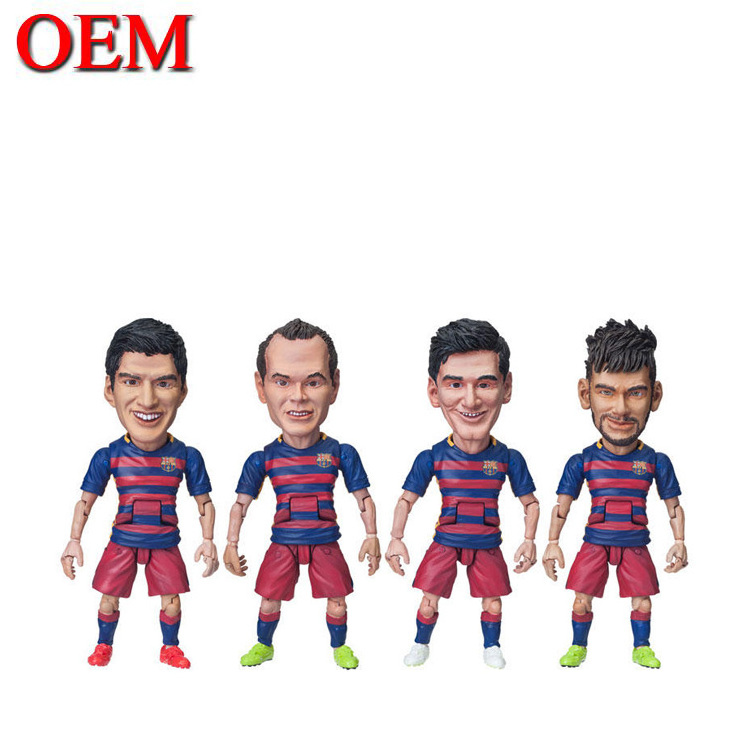 Custom G0104 XT1003 New Famous Football Player Neymar Messi Ronaldo Suarez Character Mini Block Figure Plastic Toy