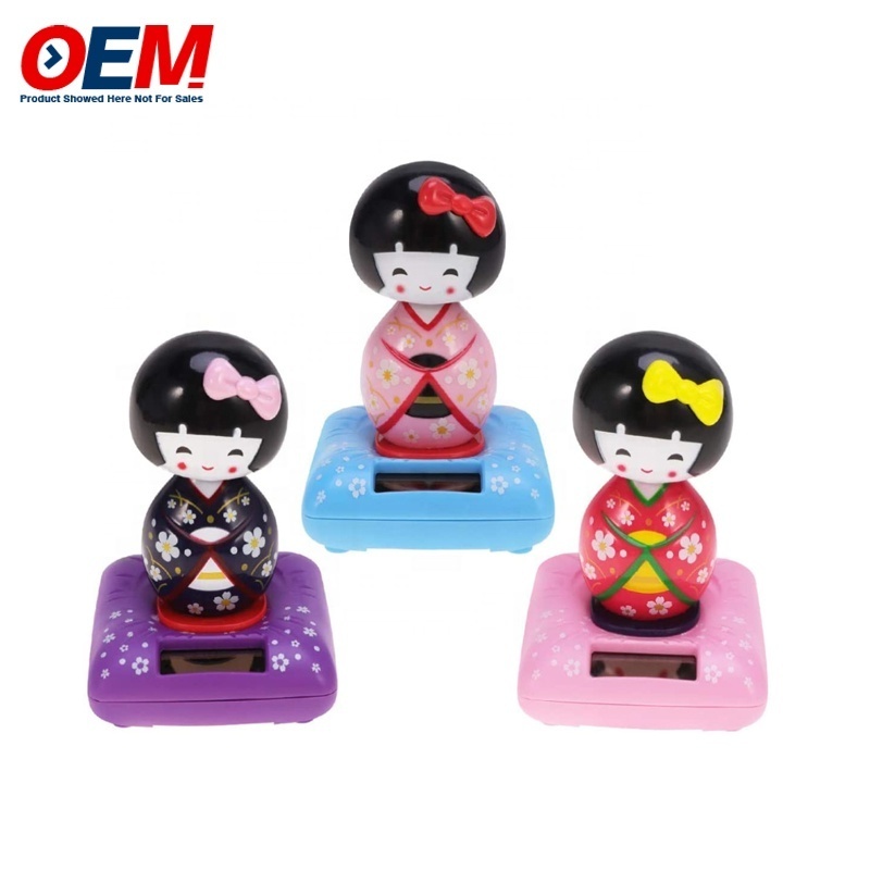 Custom Ghost with Top Hat Solar Dancer Figurine Solar-Powered Dancing Office Desk Decor Windowsill Car Dashboard Decoration