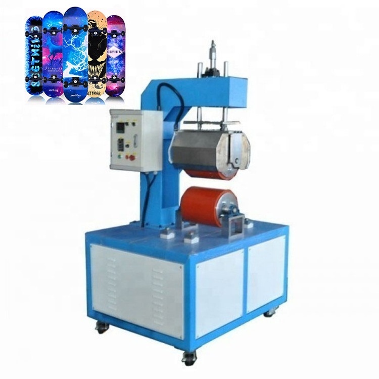 HP-L150A Dongguan supplier factory price  hydraulic skateboard/surfboard heat transfer printing machine for diy pattern logo