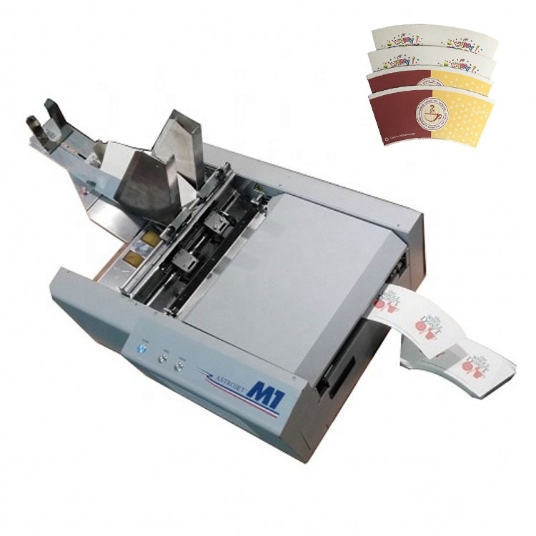 AJM1-C digital color CMYKK paper bowl paper cup fan printing machine