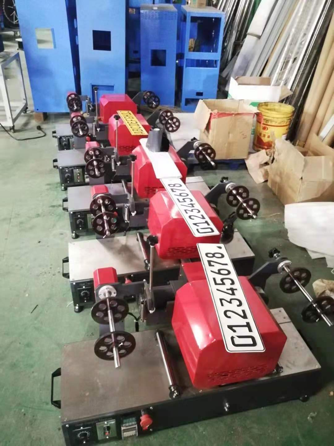 Dongguan manufacturer C-19  car  Licence making  number Plate /car embossed  number plate   manual hot Stamping Machine for sale