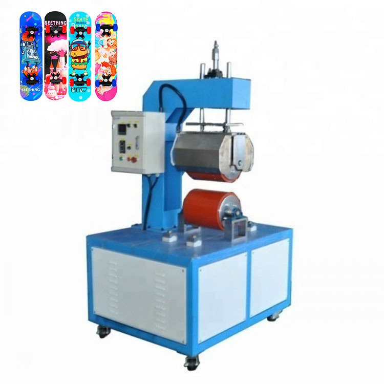 HP-L150A Dongguan supplier factory price  hydraulic skateboard/surfboard heat transfer printing machine for diy pattern logo