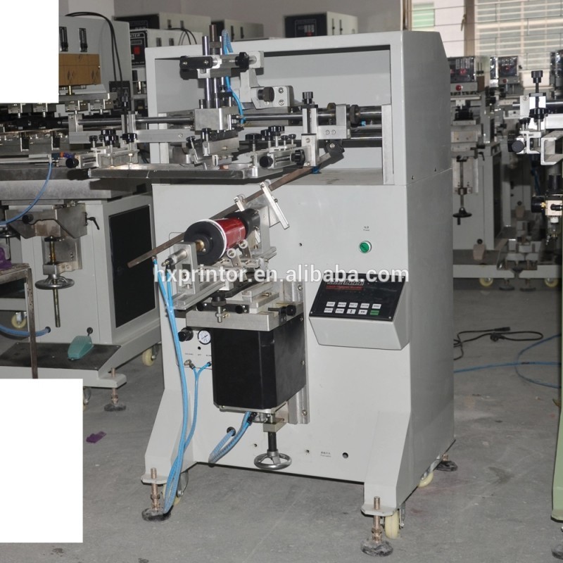 HS-400C conical flask bottle screen printing machine for sale