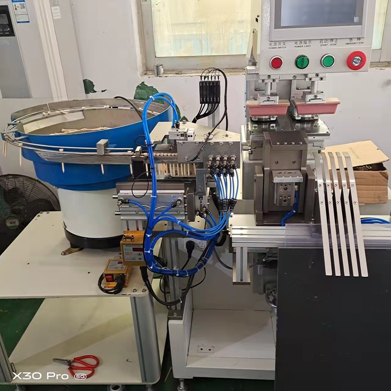 fully automatic  golf tee 2 color tampo printer & automatic pad printing machine for pad press golf tee