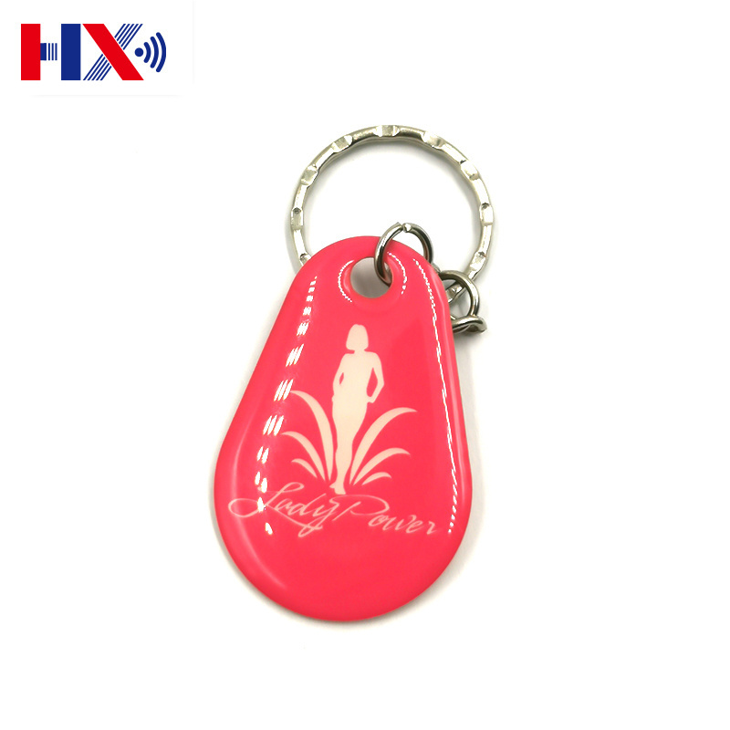 Printable Epoxy QR Code Epoxy NFC Tag RFID Keychain