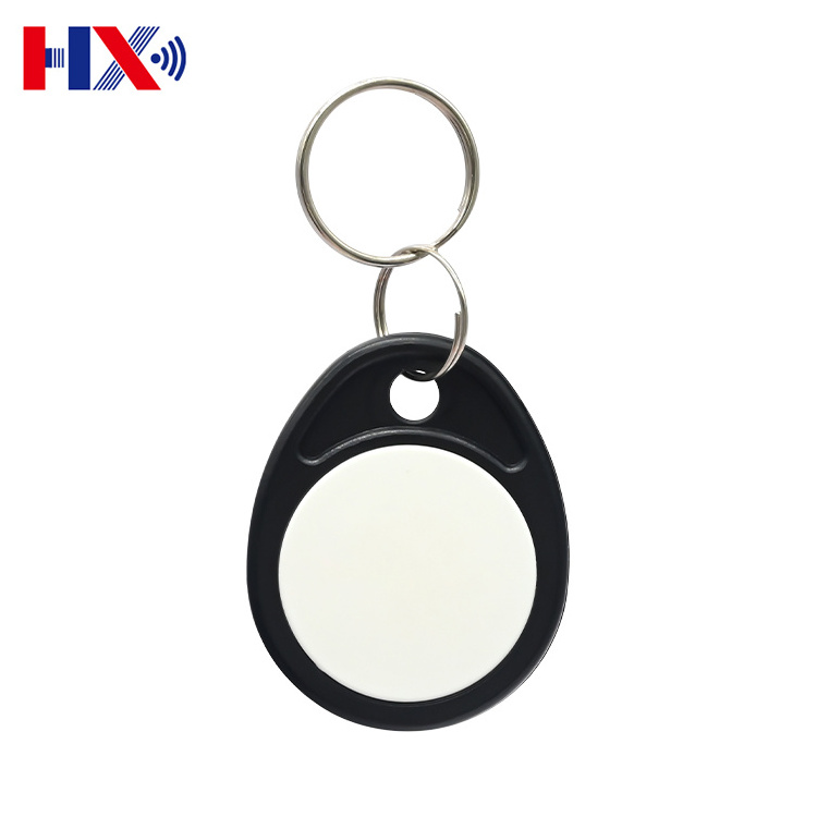 In Stock 125khz 13.56mhz T5577 TK4100 RFID Key fob Writable Access Control Elevator Key Fob Key Chain F08 Key Tag