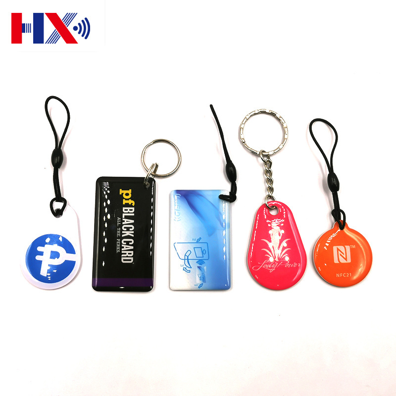 Printable Epoxy QR Code Epoxy NFC Tag RFID Keychain