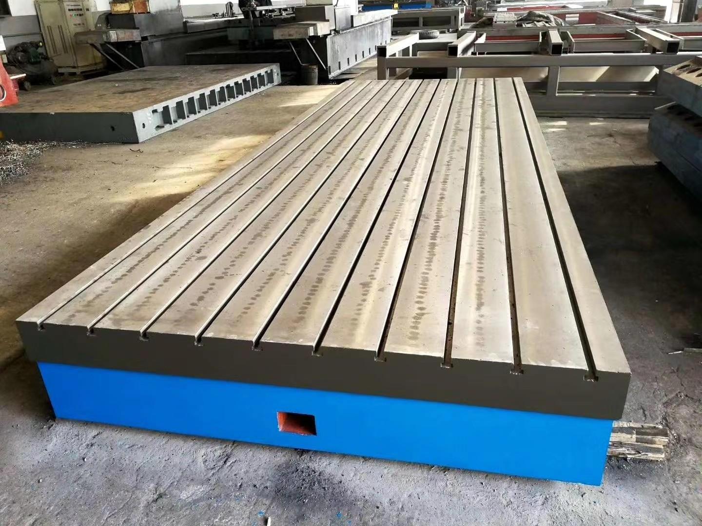 High quality T slot surface inspection cast iron surface plate cast iron surface plate t slot table