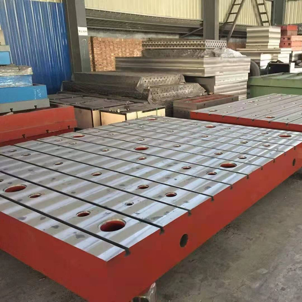 High quality T slot surface inspection cast iron surface plate cast iron surface plate t slot table