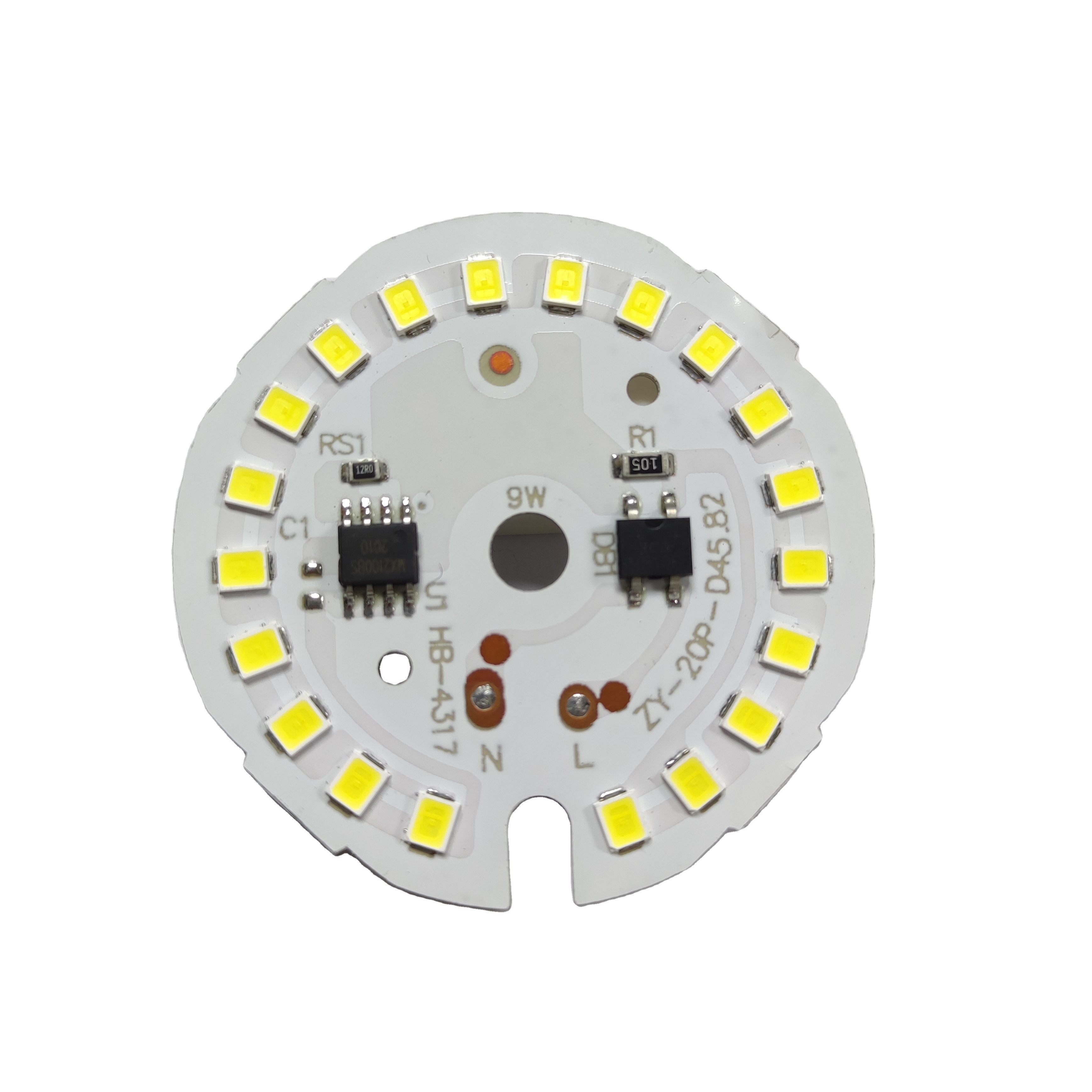 High Lumen 3000k-6500k Bulb Pcb Light Board 5w -18w Ac85-265v Dob Led Module B22 E27 Linear Chip