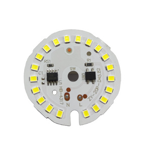 High Lumen 3000k-6500k Bulb Pcb Light Board 5w -18w Ac85-265v Dob Led Module B22 E27 Linear Chip