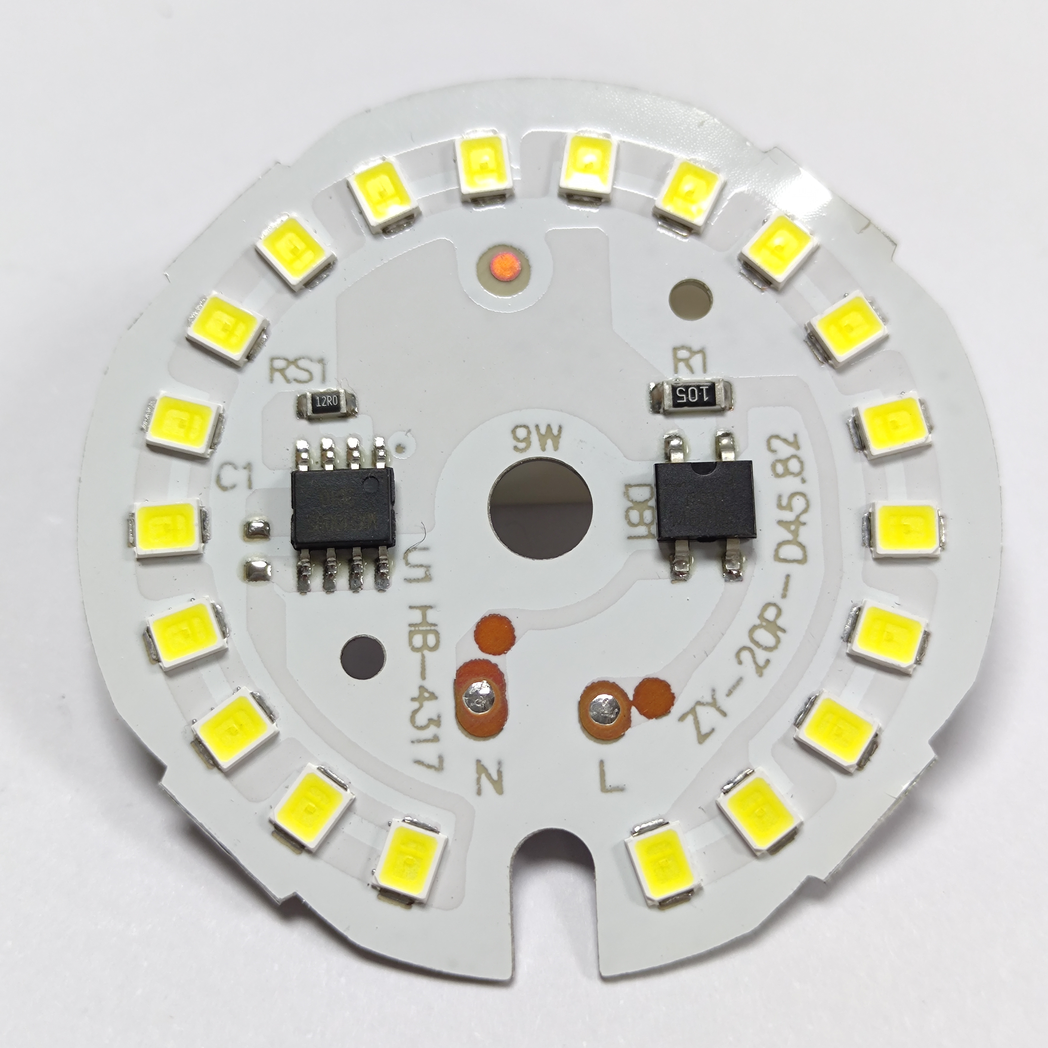 High Lumen 3000k-6500k Bulb Pcb Light Board 5w -18w Ac85-265v Dob Led Module B22 E27 Linear Chip