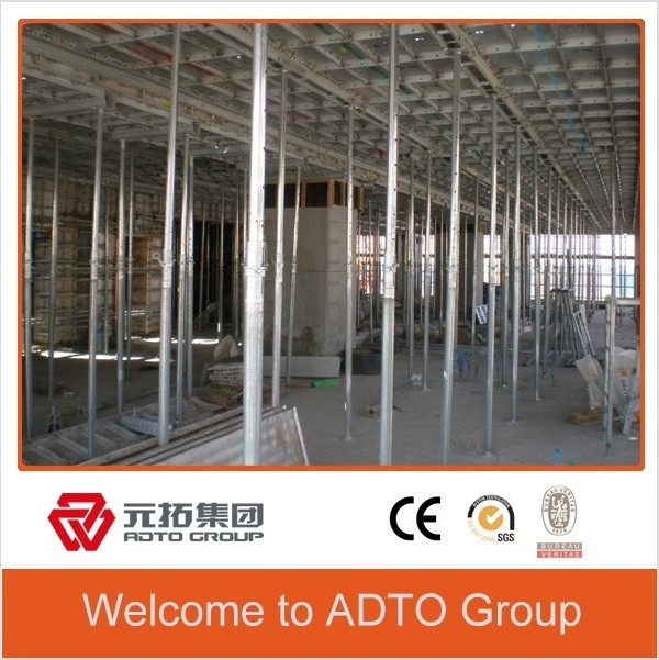 Steel prop shoring system for building , adjustable steel props jack for scaffolding , metal telescopic props