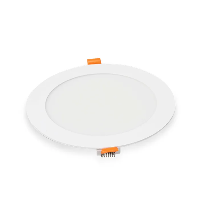 Hotel 9w 12w 4 inch 6 inch down light ceiling recessed ultra slim dimmable circle flat led panel light with junction box