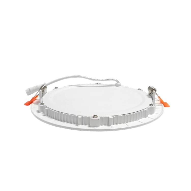 Hotel 9w 12w 4 inch 6 inch down light ceiling recessed ultra slim dimmable circle flat led panel light with junction box