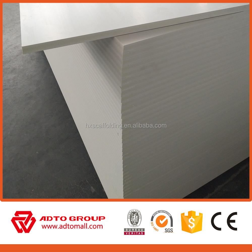 Reused 30 times High Density Foam Board Construction Plastic PVC Formwork for Concrete