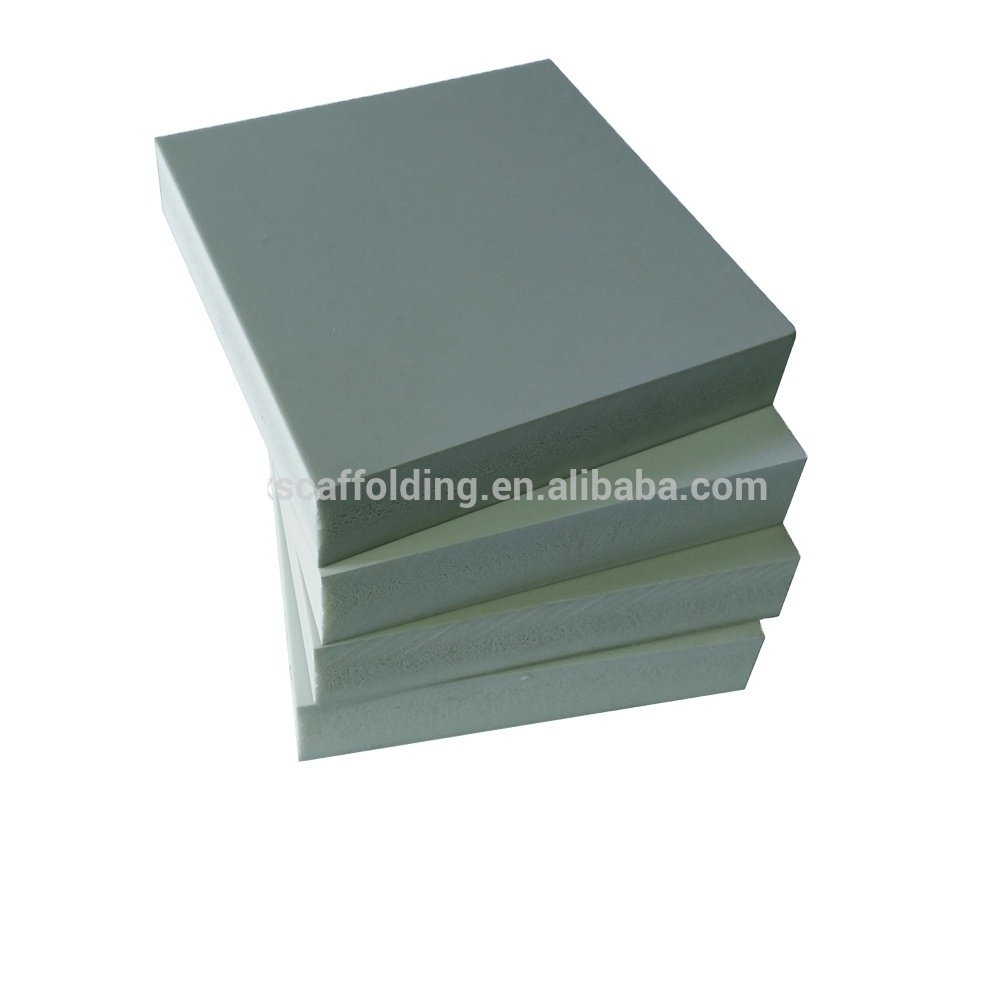 Reused 30 times High Density Foam Board Construction Plastic PVC Formwork for Concrete