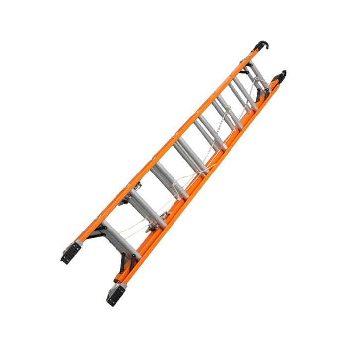 4m 5m 6m 7m 8m 9m 10m 11m Electric Insulated Fiberglass Telescopic Extension Ladder