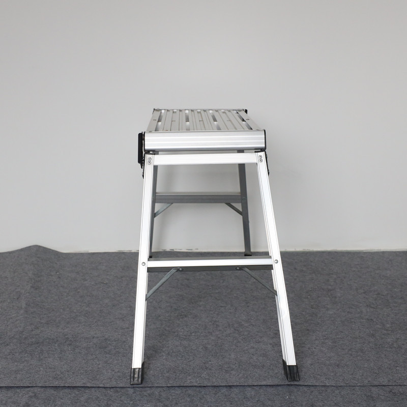 Car Wash Folding Hop up & Work Platform Two Step Aluminium Ladder