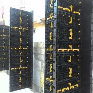 Precast Adjustable Plastic Column Mould Concrete Pillar Mold for Building Construction