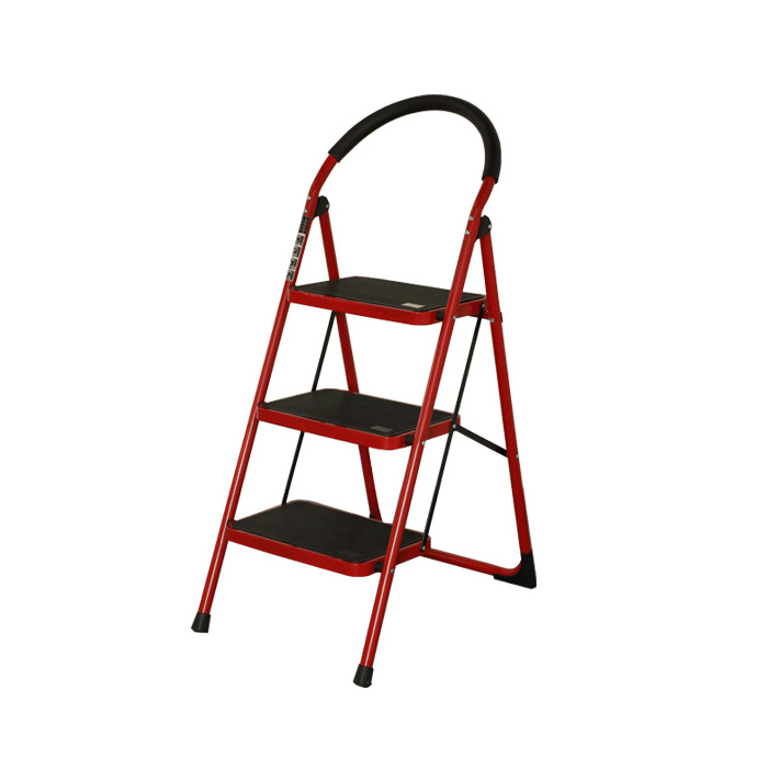 ADTO 2/3/4/5 steps multipurpose kitchen anti-skid household folding steel step ladder