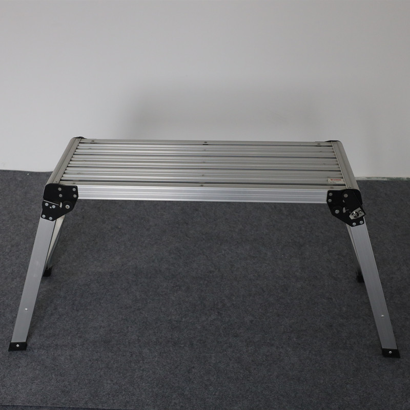 Car Wash Folding Hop up & Work Platform Two Step Aluminium Ladder