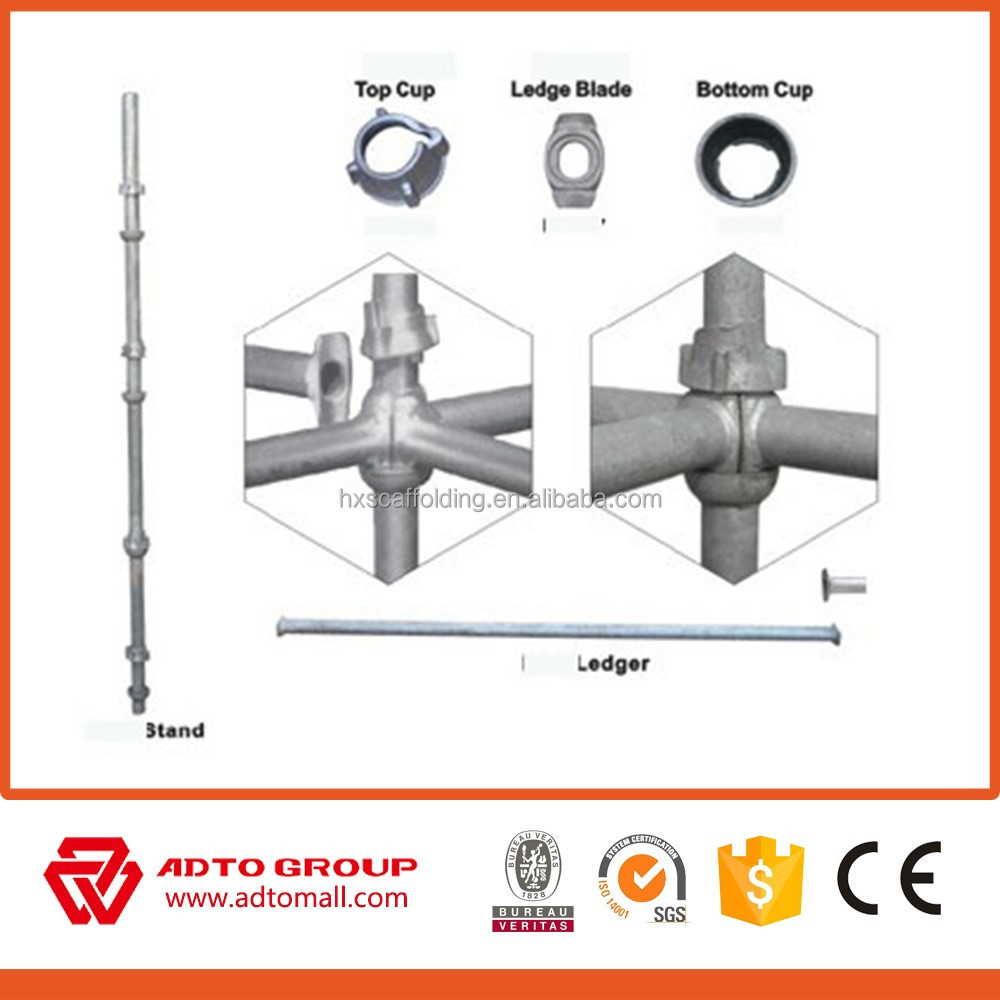 Best price used galvanized cuplock scaffolding system for sale