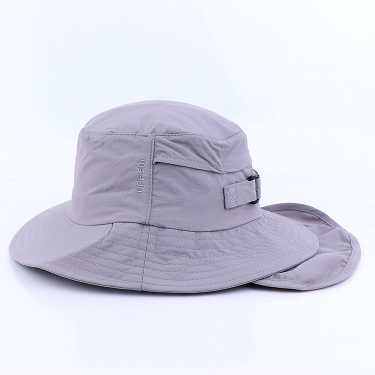 manufacturers hot selling custom surf hat neck flap waterproof for fishing cycling bucket hat custom surf hats