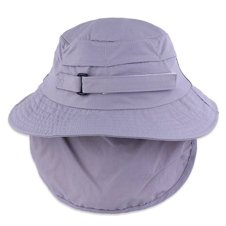 manufacturers hot selling custom surf hat neck flap waterproof for fishing cycling bucket hat custom surf hats