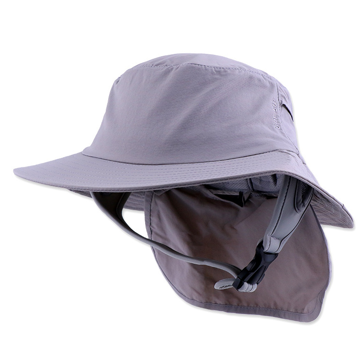 manufacturers hot selling custom surf hat neck flap waterproof for fishing cycling bucket hat custom surf hats