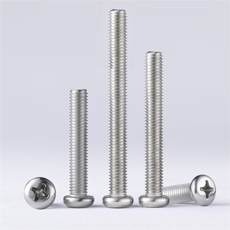 304 316 stainless steel pan head machine screw