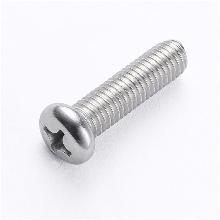 304 316 stainless steel pan head machine screw