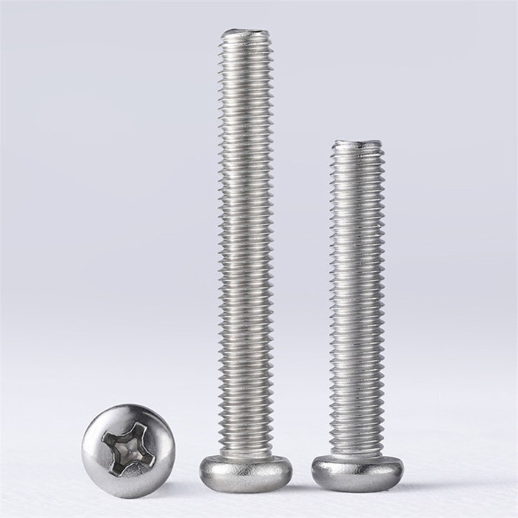 304 316 stainless steel pan head machine screw