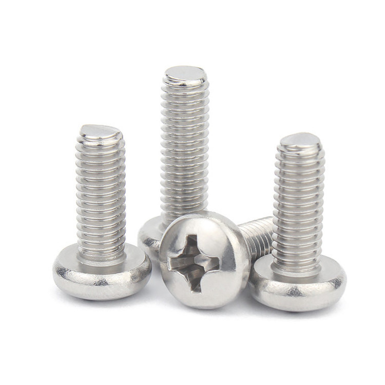 304 316 stainless steel pan head machine screw