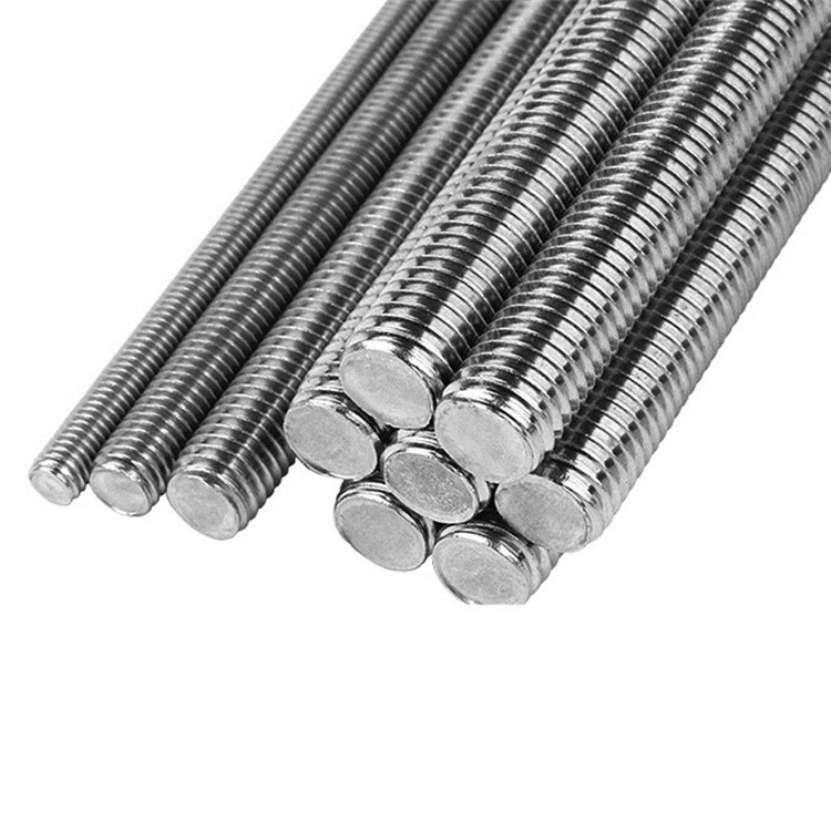 High Quality Wholesale Carbon Steel Double End M10 Metric Stainless Steel Threaded Rod