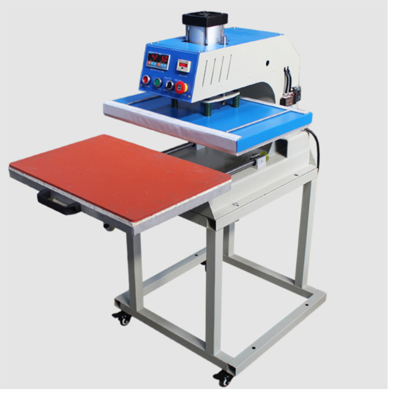 Big Size Manual Heat Transfer Machine 40x60cm Skateboard Press One Station Flat Manual Large Format Heat Press