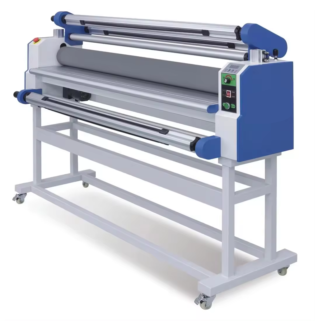 Hstar 600mm Width Format Vinyl Roll to Roll Coating Laminating Machinery Hot and Cold Automatic Laminator Machine