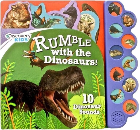 10 Buttons Dinosaur Sound Alphabet Music Kids Talking Book With Button