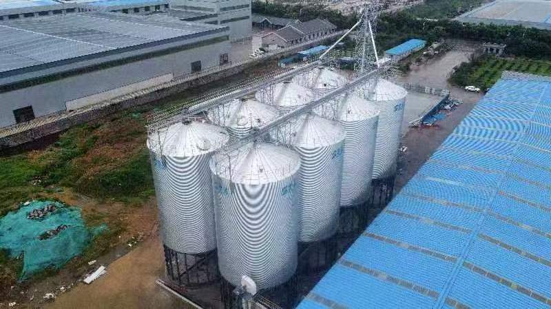 30 50 100 200 500 1000 1500 tons galvanized assembly feed seed cereal grain storage steel silo