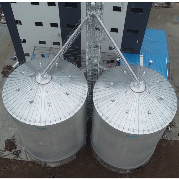 Flat bottom corn wheat soybean sesame seed silo with factory price