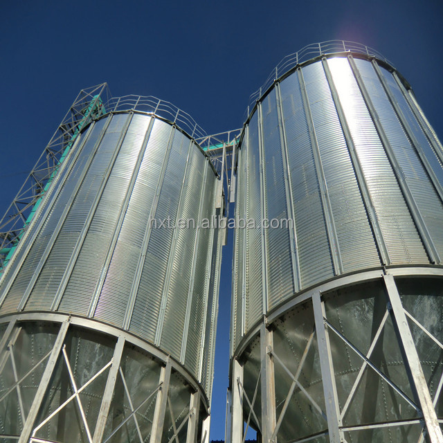 Coffee bean grain storage silos for coffee