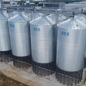 30 50 100 200 500 1000 1500 tons galvanized assembly feed seed cereal grain storage steel silo