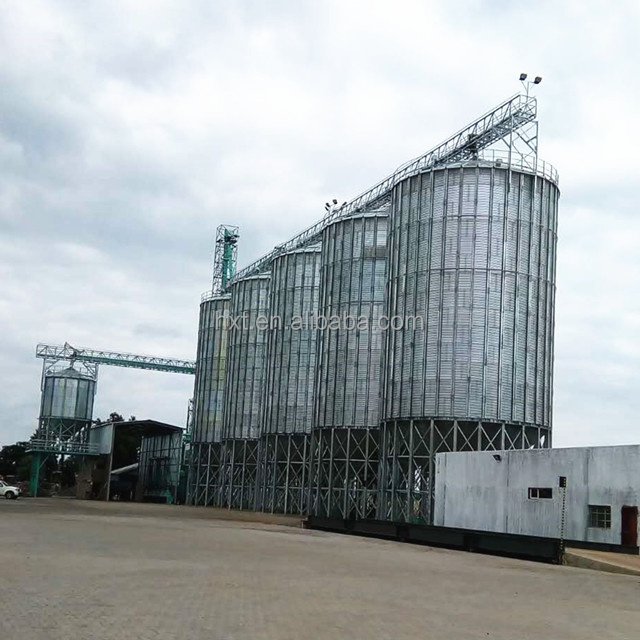 Coffee bean grain storage silos for coffee