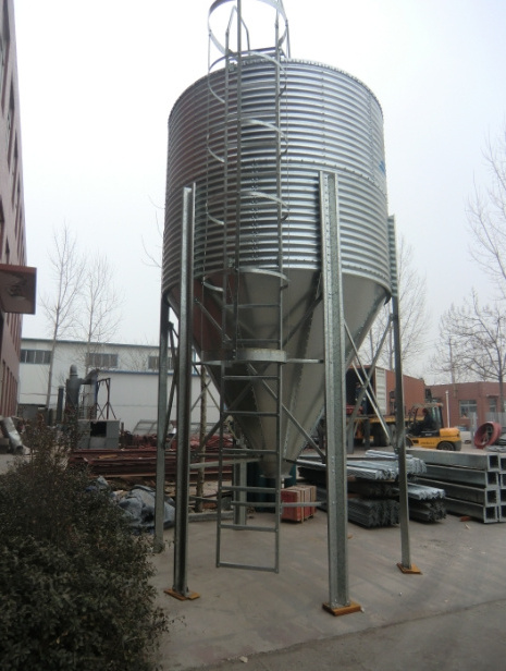 hopper bottom small grain silo tank for sale feed grain silo