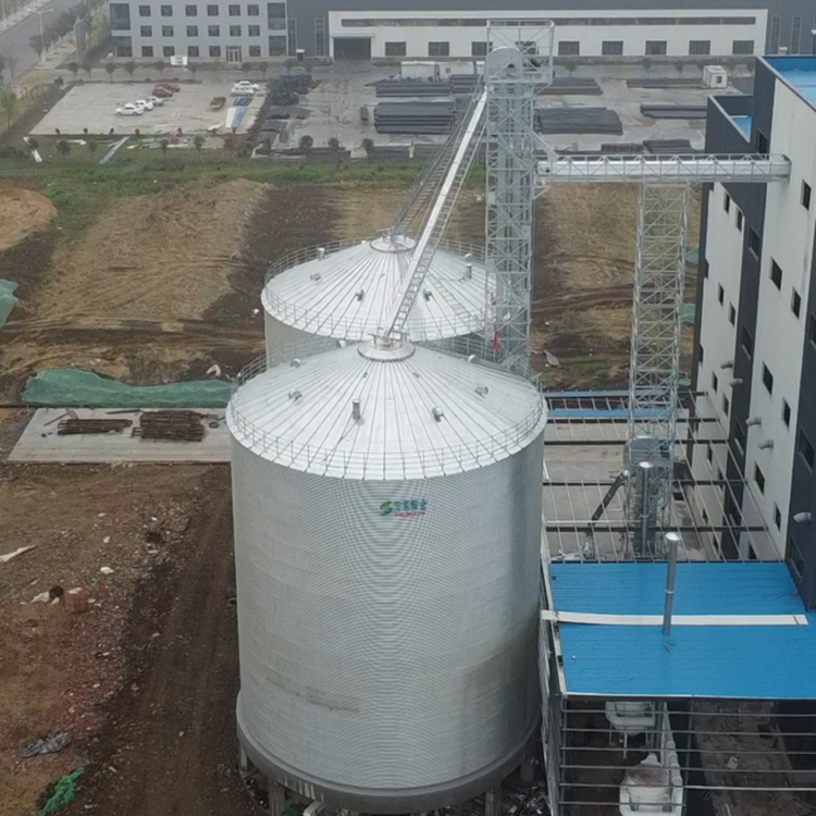 Flat bottom corn wheat soybean sesame seed silo with factory price