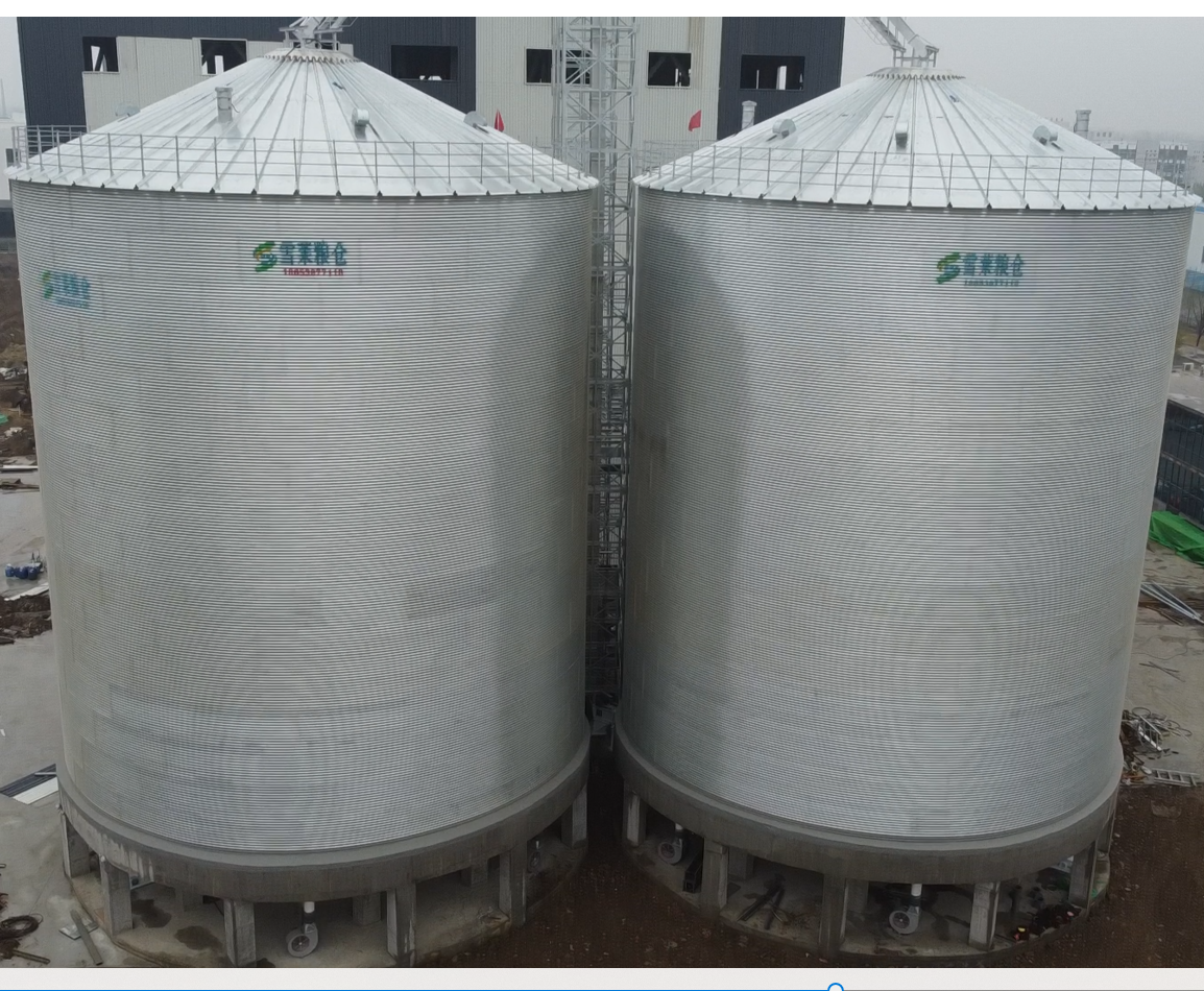 Flat bottom corn wheat soybean sesame seed silo with factory price