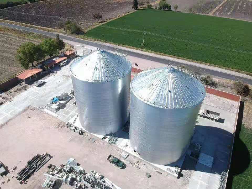 1000 2000 5000 10000 Ton wheat corn soybeans large storage capacity steel silo for grain cereal storage