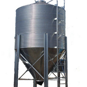 Storage silos bin for animal feed mill