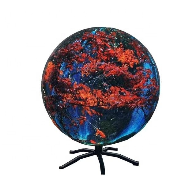 HXTECH 360 Degree 3d Round Led Video Screen Display Full Color Indoor Outdoor P2.5 Sphere Led Wall Display Ball Shape Spherical